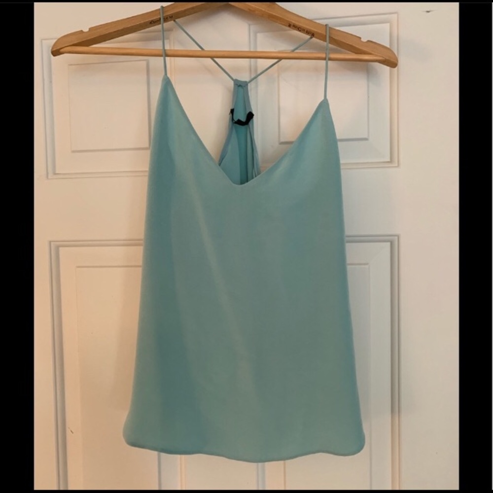 Silk turquoise J.Crew camisole